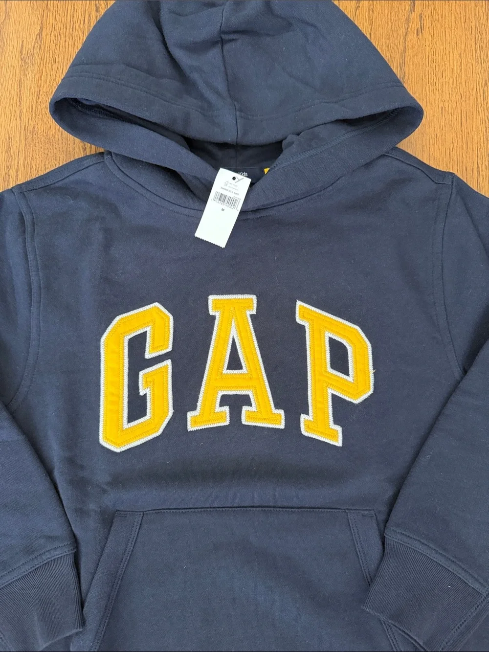 VINTAGE GAP LOGO NAVY HOODIE